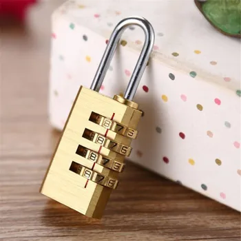 Copper 4-digit Number Padlock Brass Combination Lock Password Lock Password Code Digit Password Padlock Security Protector F1127
Copper 4-digit Number Padlock Brass Combination Lock Password Lock Password Code Digit Password Padlock Security Protector F1127