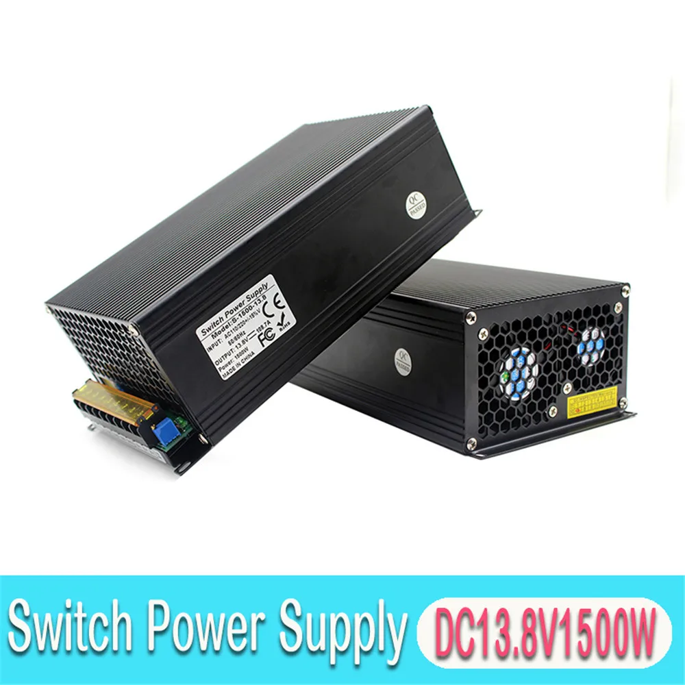 DC Power Supply Switching 13.8V 1500W Led Driver Transformer 110V 220V AC-DC SMPS for Lighting CCTV Monitor Machinery
DC Power Supply Switching 13.8V 1500W Led Driver Transformer 110V 220V AC-DC SMPS for Lighting CCTV Monitor Machinery