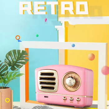 Retro Bluetooth Speaker Bluetooth Mini Wireless Speaker Nostalgic Heavy Bass 3D Stereo Surround HiFi Sound Effects TF USB AUX 
Retro Bluetooth Speaker Bluetooth Mini Wireless Speaker Nostalgic Heavy Bass 3D Stereo Surround HiFi Sound Effects TF USB AUX