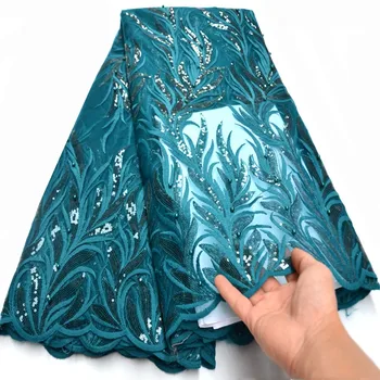 soft net french lace fabric with sequence beaded Nigerian Laces Fabric High Quality French Tulle Lace Fabric For Women Dress
soft net french lace fabric with sequence beaded Nigerian Laces Fabric High Quality French Tulle Lace Fabric For Women Dress