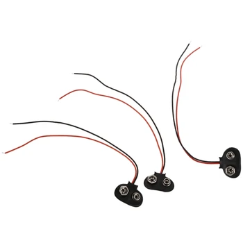 Power consumption 12cm cable 9V battery terminal connection holder 3 pieces 
Power consumption 12cm cable 9V battery terminal connection holder 3 pieces