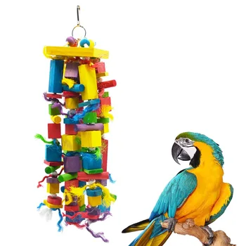 1PCS Color Parrot Toy Durable Parrot Cage Chew Toy Pet Bird Colorful Beads Wooden Block Sisal Rope Bite Toy Climbing Toy 
1PCS Color Parrot Toy Durable Parrot Cage Chew Toy Pet Bird Colorful Beads Wooden Block Sisal Rope Bite Toy Climbing Toy