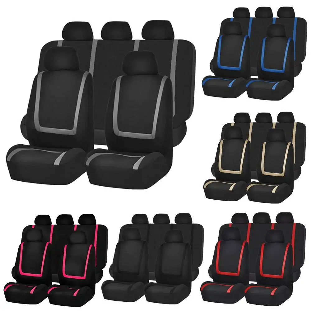 Adeeing Universal Car Seat Cover Polyester Fabric Vehicle Seat Cover Car Seat Cover Automobile Protector Interior Accessories
Adeeing Universal Car Seat Cover Polyester Fabric Vehicle Seat Cover Car Seat Cover Automobile Protector Interior Accessories