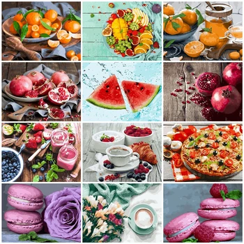 HUACAN Oil Painting By Numbers Fruit Kit Drawing On Canvas Wall Art HandPainted Dessert Home Decor DIY Gift
HUACAN Oil Painting By Numbers Fruit Kit Drawing On Canvas Wall Art HandPainted Dessert Home Decor DIY Gift