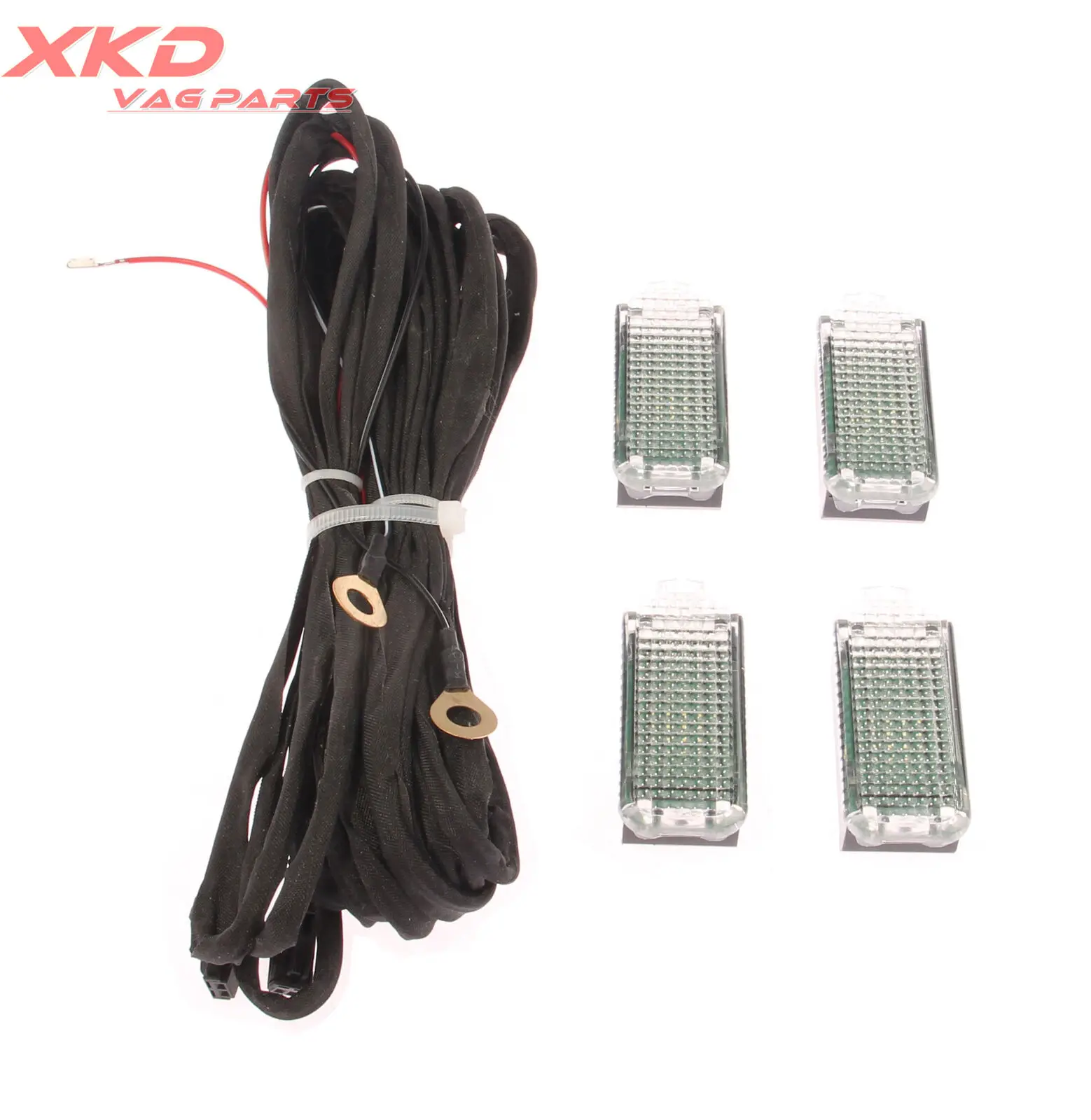 LED Interior Foot well Lights with Cable Fit For V-W Je-tta Golf Passat Rabbit A-UDI A4 S4 Q3 Q5 Q7 TT R8 RS3 TTRS 4E0947415
LED Interior Foot well Lights with Cable Fit For V-W Je-tta Golf Passat Rabbit A-UDI A4 S4 Q3 Q5 Q7 TT R8 RS3 TTRS 4E0947415