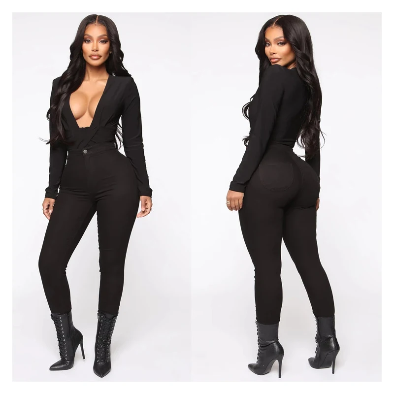 High Waisted Jeans Lady Classic Slim Fit Black Female Jeans Style High Elasticity Skinny Pants Slimming Fit Stretch Long Pants
High Waisted Jeans Lady Classic Slim Fit Black Female Jeans Style High Elasticity Skinny Pants Slimming Fit Stretch Long Pants