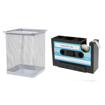 1 Set Dispenser Pen Holder Vase Pencil Pot Supplier Gift & 1 Pcs Mesh Rectangle Shaped Pen Pencil Holder Container
1 Set Dispenser Pen Holder Vase Pencil Pot Supplier Gift & 1 Pcs Mesh Rectangle Shaped Pen Pencil Holder Container