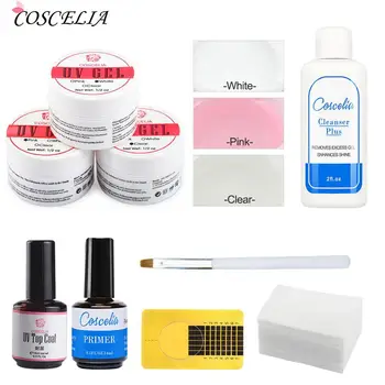High Quality UV Gel Nail Tools Kit Nails Builder Extension Top Coat Nail Tips Manicure Tools Kit DIY Design UV Gels Kit
High Quality UV Gel Nail Tools Kit Nails Builder Extension Top Coat Nail Tips Manicure Tools Kit DIY Design UV Gels Kit