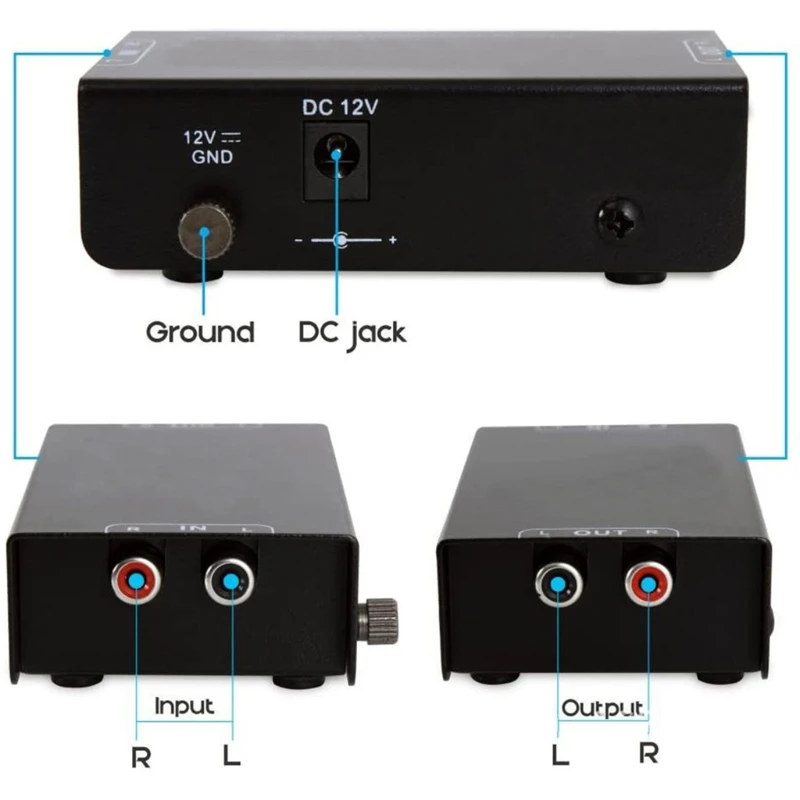 100% Brand New and High Quality EU Plug PP900 Ultra-Compact Phono Preamp Preamplifier RCA Input Output Signal Amplifier
100% Brand New and High Quality EU Plug PP900 Ultra-Compact Phono Preamp Preamplifier RCA Input Output Signal Amplifier