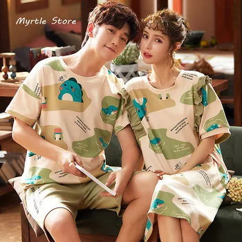 2020 summer Korean couple pajamas set cotton swanky women homewear cute loose couple suit men 20% off the second item MYRTLE
2020 summer Korean couple pajamas set cotton swanky women homewear cute loose couple suit men 20% off the second item MYRTLE