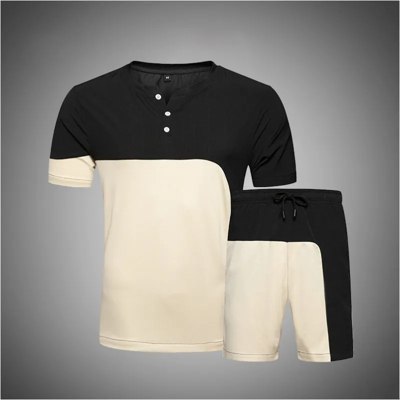 2020 Summer Tracksuit Men Sets T-Shirt Two Piece Set Short Sleeve T-Shirt+Shorts 2PCS Casual Sportswear Mens Short Sets EU Size 
2020 Summer Tracksuit Men Sets T-Shirt Two Piece Set Short Sleeve T-Shirt+Shorts 2PCS Casual Sportswear Mens Short Sets EU Size