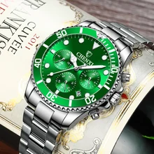 2022 CHENXI Men Watch Waterproof Classic Luxury Green Dial Stainless Steel Chronograph Quartz Wrist Watches For Men Casual Clock
2022 CHENXI Men Watch Waterproof Classic Luxury Green Dial Stainless Steel Chronograph Quartz Wrist Watches For Men Casual Clock