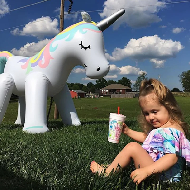 PVC Inflatable Water Spouting Unicorn a Large Amount Large Size Blowing Water Spouting Horse Children Outdoor Water Spray Toys
PVC Inflatable Water Spouting Unicorn a Large Amount Large Size Blowing Water Spouting Horse Children Outdoor Water Spray Toys