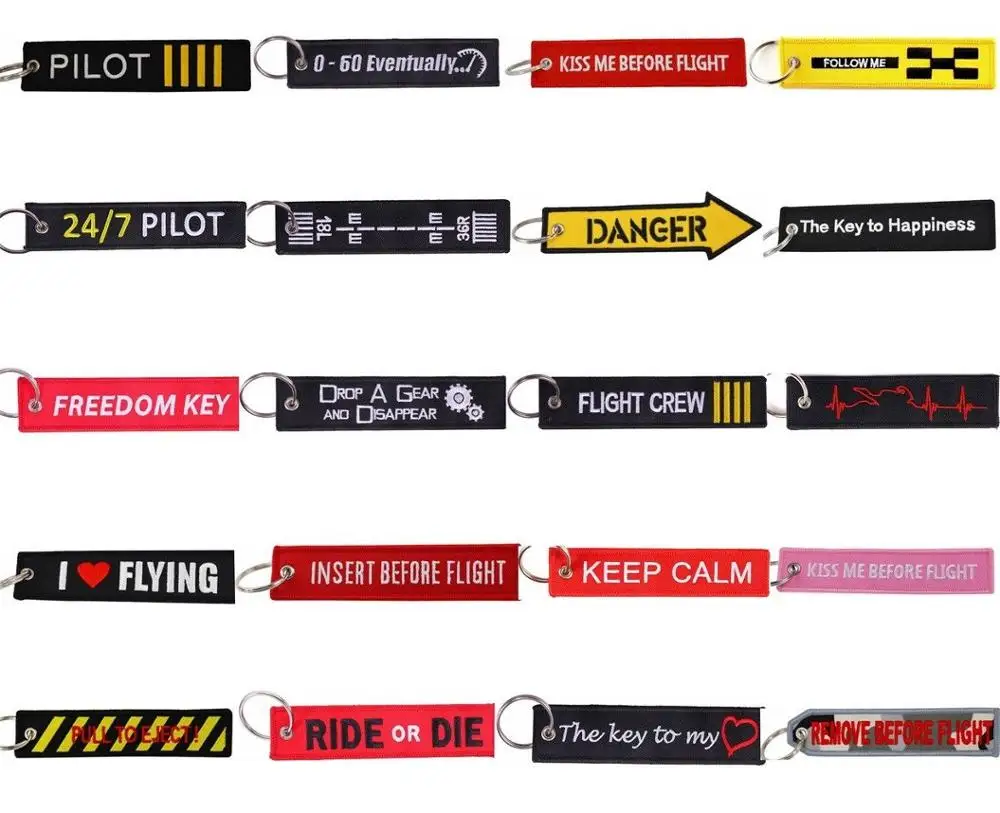 Remove Before Flight Key Chain Motorcycles and Car Embroidery customize Keychain Keyring Aviation Gifts Tags Label sleutelhanger
Remove Before Flight Key Chain Motorcycles and Car Embroidery customize Keychain Keyring Aviation Gifts Tags Label sleutelhanger