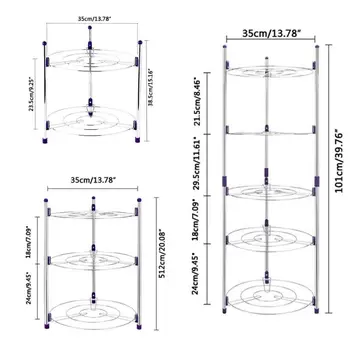 2/3/5 Tiers Pan Pot Rack Cookware Holder Storage Rack Metal Multi-Layer Kitchen Pantry Cabinet Counter Shelf Organizer Rack
2/3/5 Tiers Pan Pot Rack Cookware Holder Storage Rack Metal Multi-Layer Kitchen Pantry Cabinet Counter Shelf Organizer Rack