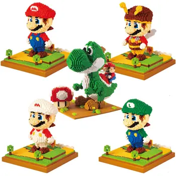 Creative Magic Micro Diamond Mini Blocks Mario Anime Pikachu DIY Building Toys Action Model Toys For Children Kids Gifts
Creative Magic Micro Diamond Mini Blocks Mario Anime Pikachu DIY Building Toys Action Model Toys For Children Kids Gifts
