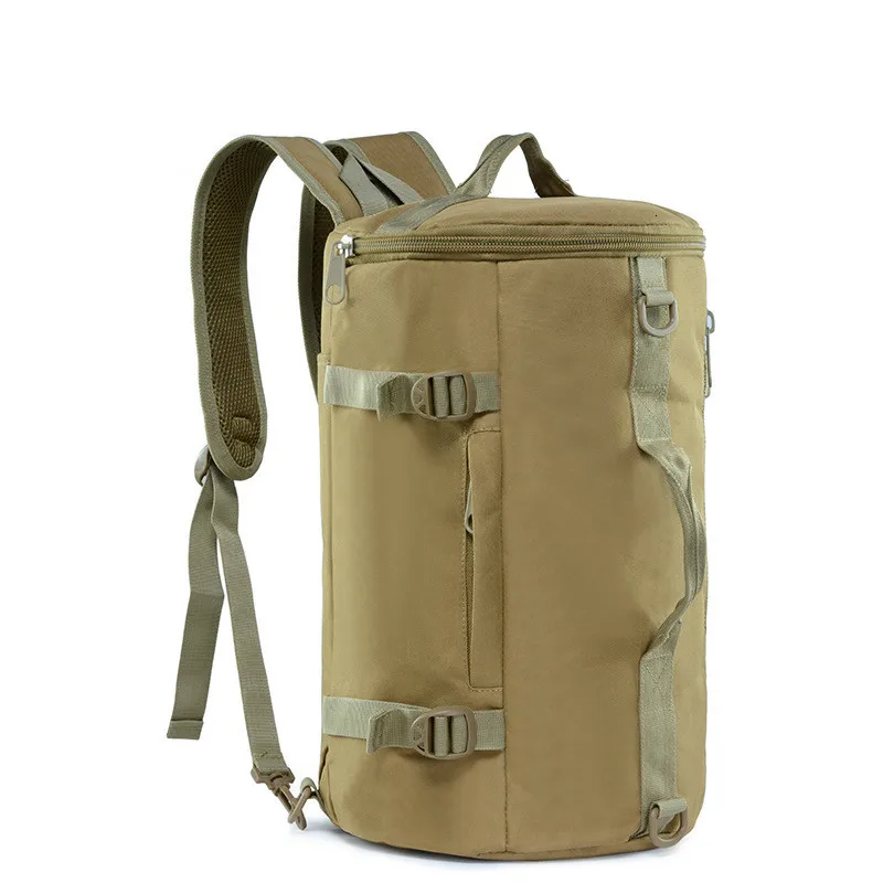 Outdoor Sport Camouflage Backpack Army Fans Both Shoulders Package Handbag Drum Package Backpack Tactic Outdoors 
Outdoor Sport Camouflage Backpack Army Fans Both Shoulders Package Handbag Drum Package Backpack Tactic Outdoors