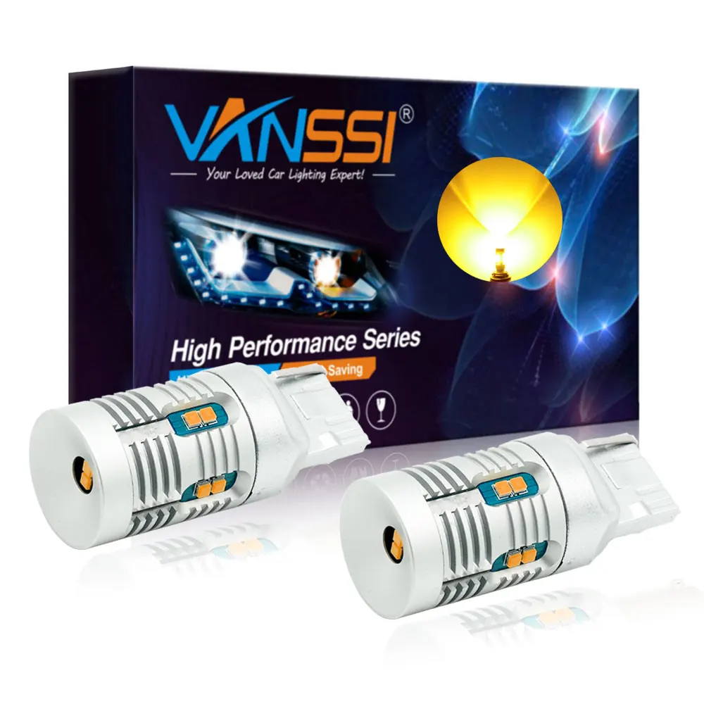 Лампа указателя поворота VANSSI 2x7440 7440NA Wy21W T20 12 Светодиодный Дов | Автомобили и