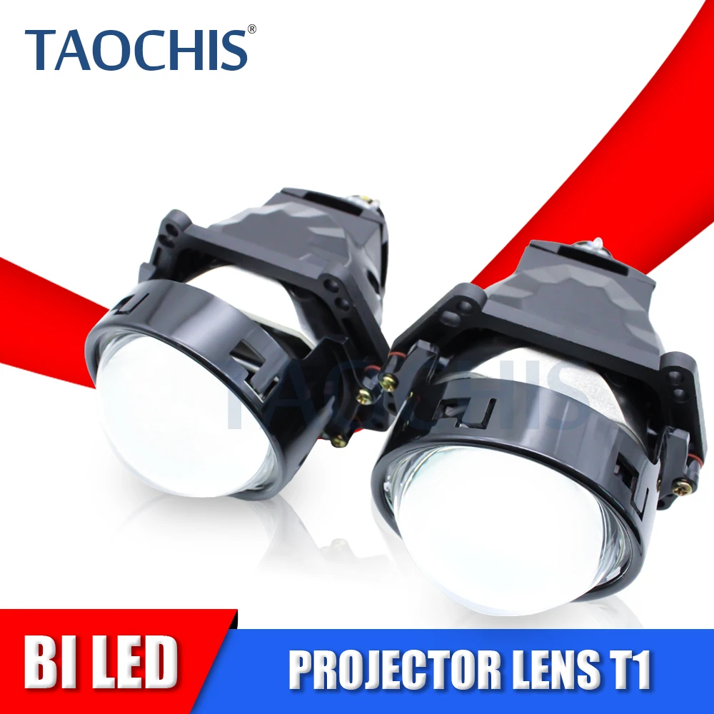 

TAOCHIS 3.0inches T1 Bi Led Projectorlens for Upgrade Car Headlights Motorcycle Automotive Lights 6000k Bi-led hi/lo Beam