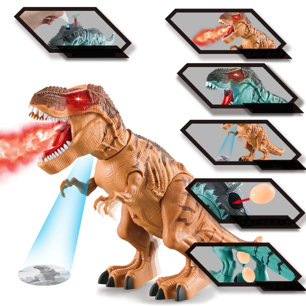Kids Toys Electric Walking Dinosaur with Spray Water Mist Lay Eggs Light Sound Projection Children Dinosaurs Christmas Gifts
Kids Toys Electric Walking Dinosaur with Spray Water Mist Lay Eggs Light Sound Projection Children Dinosaurs Christmas Gifts