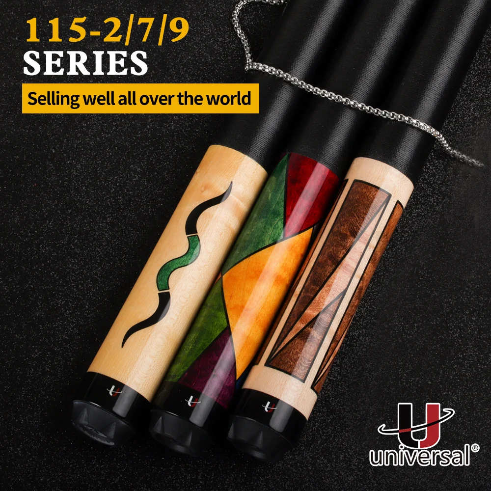 Universal115-2/7/9 Pool Cue11.75mm Tip Hard Maple Cue Stick Hand Painted Art10 Teeth Joint Professional Billiard Cue For Black 8
Universal115-2/7/9 Pool Cue11.75mm Tip Hard Maple Cue Stick Hand Painted Art10 Teeth Joint Professional Billiard Cue For Black 8