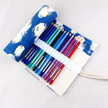 Canvas Colored Pencil Roll Wrap 72 Slot-Adult Coloring Pencil Holder Organizer for 72 Colored Pencils, NO Pencils
Canvas Colored Pencil Roll Wrap 72 Slot-Adult Coloring Pencil Holder Organizer for 72 Colored Pencils, NO Pencils