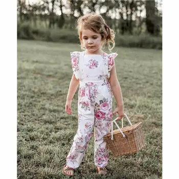 Infant Baby Girl Flower Jumpsuit Ruffles Fly Sleeve Rompers Square Collar Sleeveless Princess Summer Outfit Cute Girl Clothes
Infant Baby Girl Flower Jumpsuit Ruffles Fly Sleeve Rompers Square Collar Sleeveless Princess Summer Outfit Cute Girl Clothes