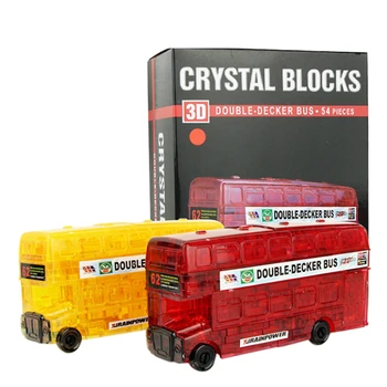 108Pcs DIY 3D Double-Decker Bus Puzzles Assembly Bus Toys Vehicles Building Jigsaw Christmas Gift Educational Toy Gift For Kid
108Pcs DIY 3D Double-Decker Bus Puzzles Assembly Bus Toys Vehicles Building Jigsaw Christmas Gift Educational Toy Gift For Kid
