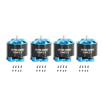 1/4pcs HGLRC Flame HF1106 6000KV 2-3S Brushless Motor for RC FPV Racing Drone Airplane Helicopter Multicopter Propeller
1/4pcs HGLRC Flame HF1106 6000KV 2-3S Brushless Motor for RC FPV Racing Drone Airplane Helicopter Multicopter Propeller