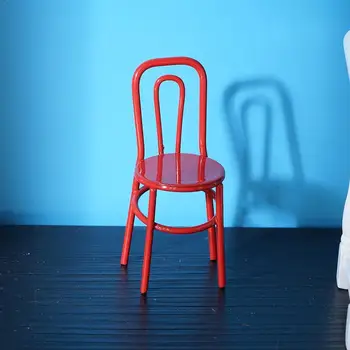 Mini Small Black Chair Miniature Food Play Scene Model Accessories House Doll 1:12 Model For Dolls House Chair Iron Furnitu Z9A3
Mini Small Black Chair Miniature Food Play Scene Model Accessories House Doll 1:12 Model For Dolls House Chair Iron Furnitu Z9A3
