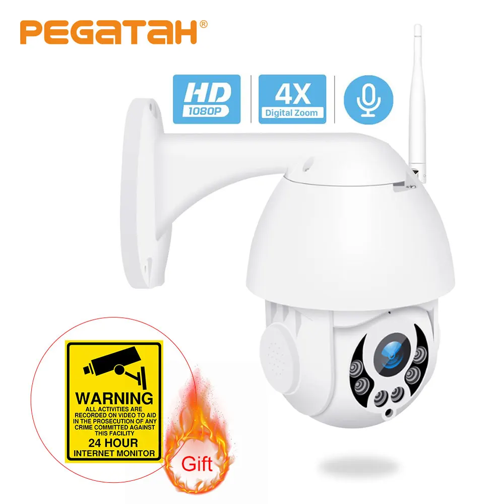 WIFI Camera Outdoor PTZ IP Camera1080P 4XSpeed Dome CCTV Security Cameras IP Camera WIFI Exterior 2MP IR Home Surveilance
WIFI Camera Outdoor PTZ IP Camera1080P 4XSpeed Dome CCTV Security Cameras IP Camera WIFI Exterior 2MP IR Home Surveilance