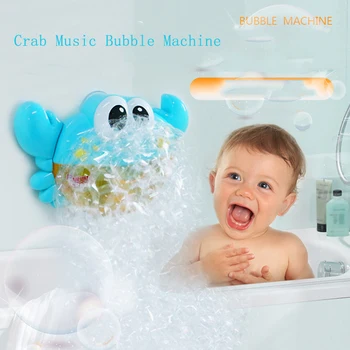 Cartoon Baby Bath Shower Toys Crab Bubble Machine Music Bubble Maker Soap Plastic Hot Cute Outdoor Children Water Toy Gift 
Cartoon Baby Bath Shower Toys Crab Bubble Machine Music Bubble Maker Soap Plastic Hot Cute Outdoor Children Water Toy Gift