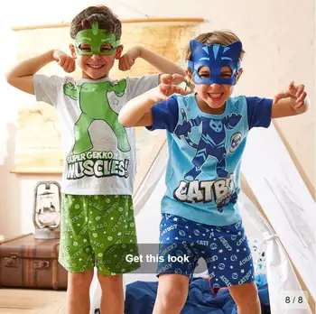 PJ Masks T-shirt Shorts Suit Clothes Set Children Short Sleeve Summer Anime Figure Pattern Toy Gift Suitable Height 90cm To 95cm
PJ Masks T-shirt Shorts Suit Clothes Set Children Short Sleeve Summer Anime Figure Pattern Toy Gift Suitable Height 90cm To 95cm