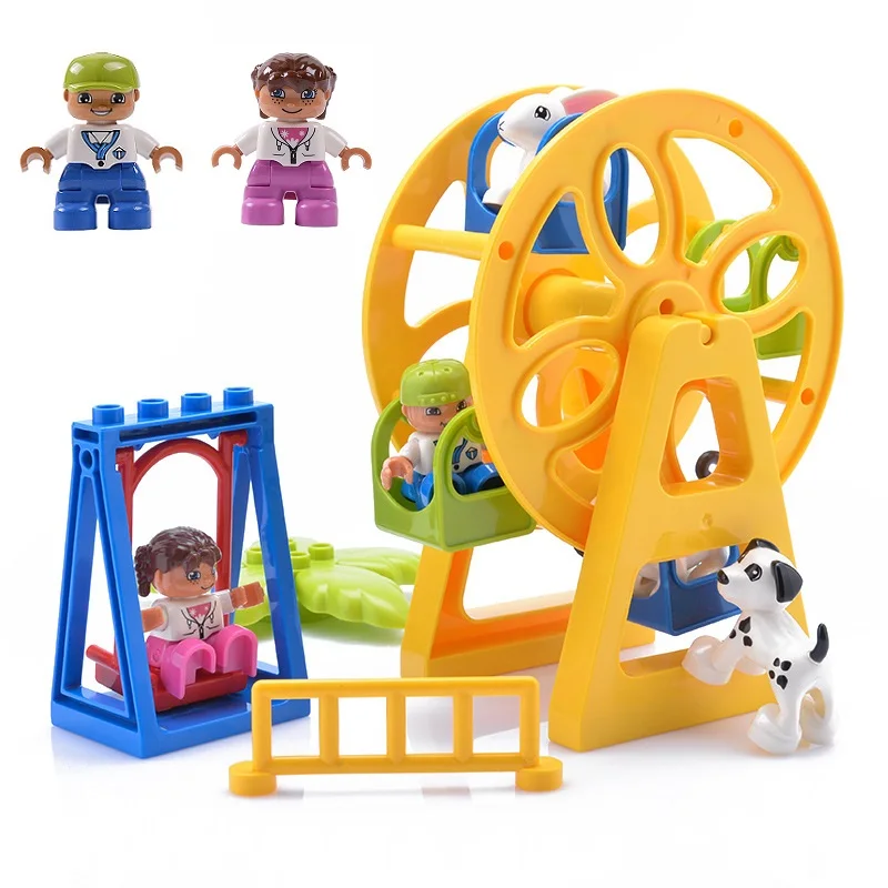 Duplos Blocks Accessory Parts Fence Sliding Ladder Swing Window Figures Flower Bricks Big Particles Building Brick Toys For Kids
Duplos Blocks Accessory Parts Fence Sliding Ladder Swing Window Figures Flower Bricks Big Particles Building Brick Toys For Kids