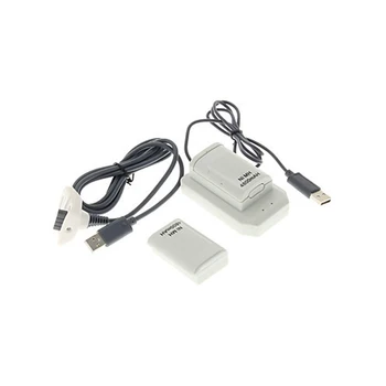 5sets Double Rechargeable Battery USB Charger Cable Pack for XBOX 360 Wireless Controller
5sets Double Rechargeable Battery USB Charger Cable Pack for XBOX 360 Wireless Controller
