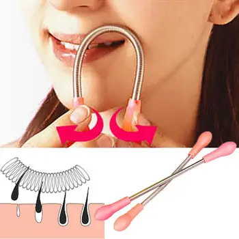 Womens Face Removal Facial Hair Free Makeup Facial Hair Spring Bend Remover 
Womens Face Removal Facial Hair Free Makeup Facial Hair Spring Bend Remover
