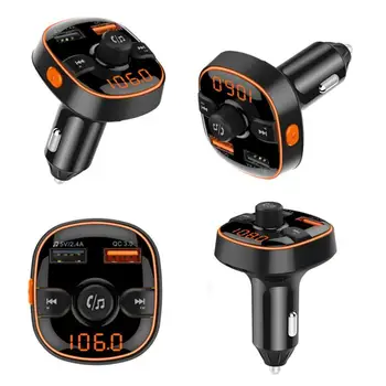Car Handsfree Wireless Bluetooth Kit FM Transmitter LCD Car MP3 Player USB Charger FM Modulator Car Accessories QC3.0
Car Handsfree Wireless Bluetooth Kit FM Transmitter LCD Car MP3 Player USB Charger FM Modulator Car Accessories QC3.0