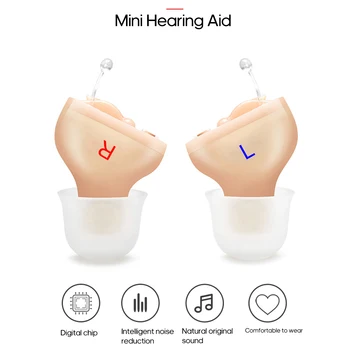 Mini Hearing aid Invisible Sound Amplifier Volume Adjustable Ear Hearing Assistant Helper for Deaf Elderly For Right Left
Mini Hearing aid Invisible Sound Amplifier Volume Adjustable Ear Hearing Assistant Helper for Deaf Elderly For Right Left