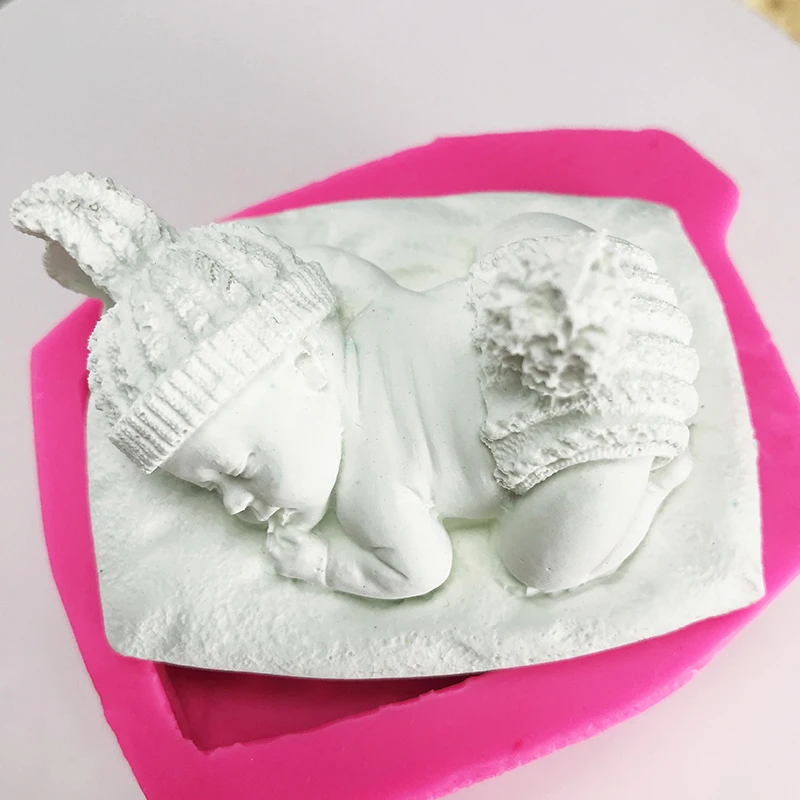 Sleeping Baby Silicone Mold Soap Cake Decorating Chocolate Baking Reusable DIY Candles Candy Durable
Sleeping Baby Silicone Mold Soap Cake Decorating Chocolate Baking Reusable DIY Candles Candy Durable