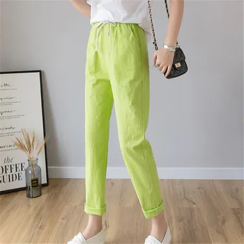 Casual pants long ankle long 2020 summer autumn large size solid color elastic waist cotton linen black pants
Casual pants long ankle long 2020 summer autumn large size solid color elastic waist cotton linen black pants