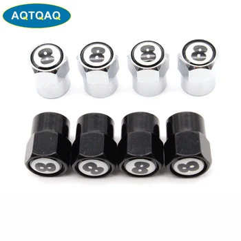 4 Pcs/Set Aluminum Alloy/Copper No.8 Logo Tire Valve Stem Cap Tire Wheel Stem Air Valve Caps for Auto Cars
4 Pcs/Set Aluminum Alloy/Copper No.8 Logo Tire Valve Stem Cap Tire Wheel Stem Air Valve Caps for Auto Cars