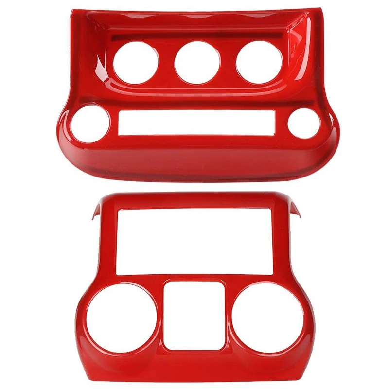 Car Interior Center Console Dashboard Panel&Air Conditioning Switch Panel Frame Cover Trims for Jeep Wrangler 2011-2017(Red)
Car Interior Center Console Dashboard Panel&Air Conditioning Switch Panel Frame Cover Trims for Jeep Wrangler 2011-2017(Red)