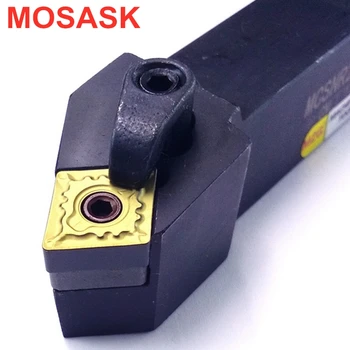 MOSASK MCSNR MCSNR2020K12 External Turning Tools Holders Solid CNC Lathe Cutting Carbide Inserts Machining Boring Cutter
MOSASK MCSNR MCSNR2020K12 External Turning Tools Holders Solid CNC Lathe Cutting Carbide Inserts Machining Boring Cutter