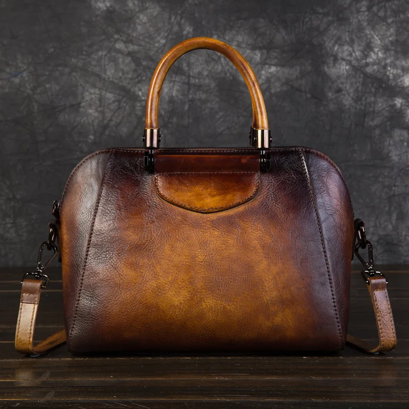 Leather Women's Bag Retro Style Hand-held Personality Manual Wipe Fashion Pillow Bag Large Capacity Handbag
Leather Women's Bag Retro Style Hand-held Personality Manual Wipe Fashion Pillow Bag Large Capacity Handbag