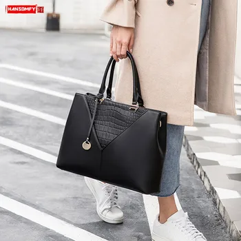 

Business Women Laptop Briefcase Handbag Female Document File Shoulder Bag Pluggable Travel Trolley Bag Leather Wild 13.3 Inch