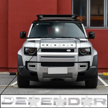 NEW!!! For Land Rover Defender 110 130 2020 ABS Silver Car Front Engine Cover Logo Wordmark Decoration Stickers Car Accessories
NEW!!! For Land Rover Defender 110 130 2020 ABS Silver Car Front Engine Cover Logo Wordmark Decoration Stickers Car Accessories