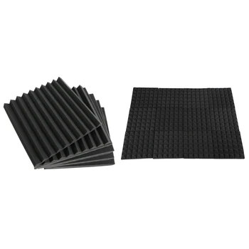 Quality 2 Set Acoustic Panels Studio Foam Wedges 30X30X2.5cm & 2 x 10 x 10 Inch(Black)
Quality 2 Set Acoustic Panels Studio Foam Wedges 30X30X2.5cm & 2 x 10 x 10 Inch(Black)