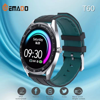 Smartwatch 2020 Men IP67 Waterproof Rate Monitor 10 Sports Modes Smart Watches For Woman Android IOS Heart T60
Smartwatch 2020 Men IP67 Waterproof Rate Monitor 10 Sports Modes Smart Watches For Woman Android IOS Heart T60