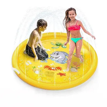 170cm Kids Inflatable Water spray pad Round Water Splash Play Pool Playing Sprinkler Mat Yard Outdoor Fun Toy PVC Swimming Pools 
170cm Kids Inflatable Water spray pad Round Water Splash Play Pool Playing Sprinkler Mat Yard Outdoor Fun Toy PVC Swimming Pools