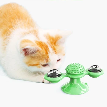 Hot Sale Cat Toy Turn Around Windmill Turntable Tease Pet toy Scratching itching Cat Brush Play Games in Home
Hot Sale Cat Toy Turn Around Windmill Turntable Tease Pet toy Scratching itching Cat Brush Play Games in Home